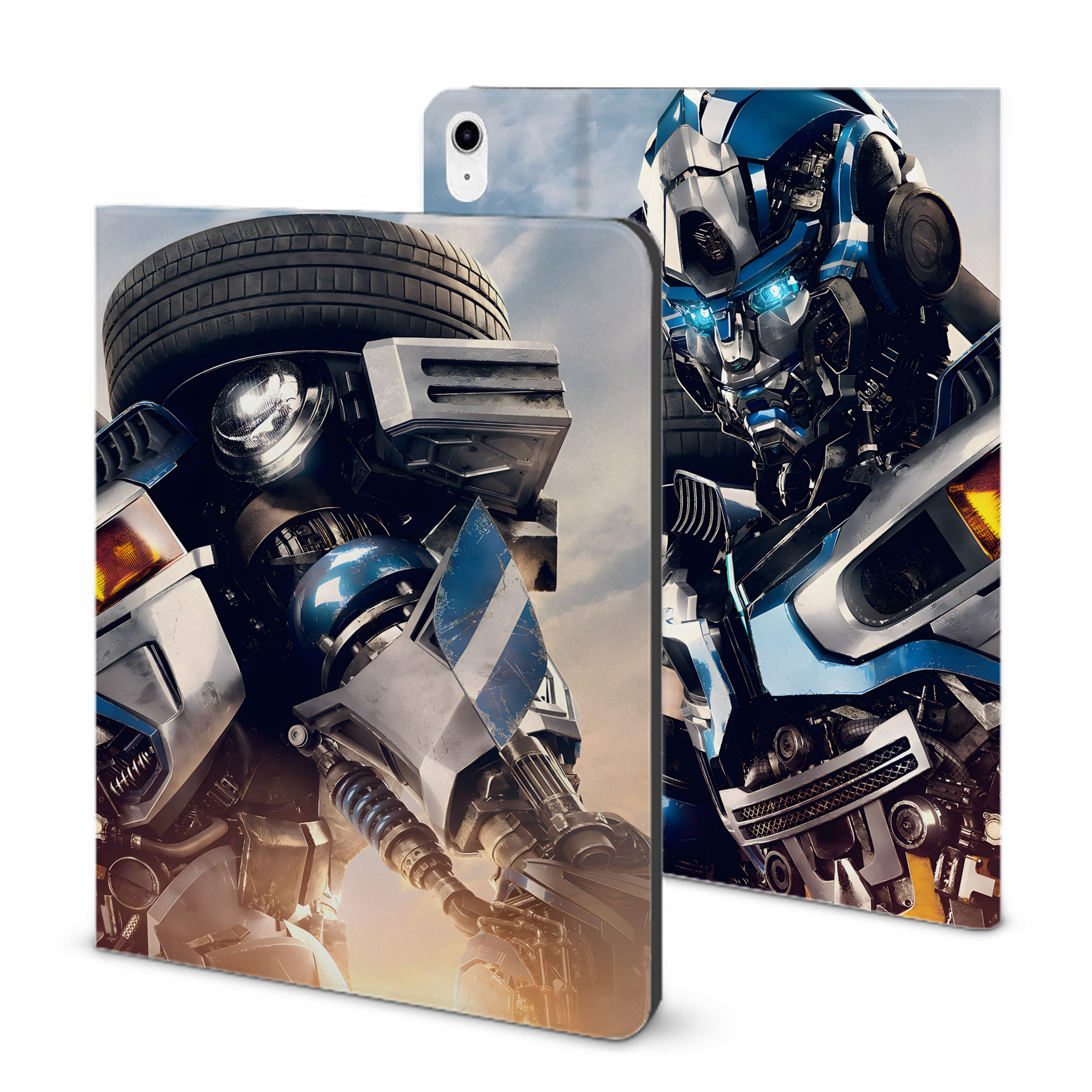 （画像用） Transformers トランスフォーマー IPad ケース ブック型 PUレザー TPU 耐衝撃 軽量 薄型 ペン収納なし 全面保護 IPad 各モデル対応